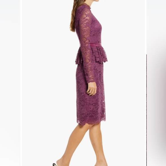 Rachel Parcell Cambridge Long Sleeve Lace Dress M - Picture 4 of 12